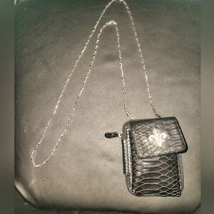 Black Crossbody Wallet Purse